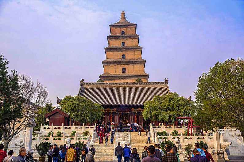 Pagodas of Ancient China: Dayan Pagoda, Cien Temple - 中国古