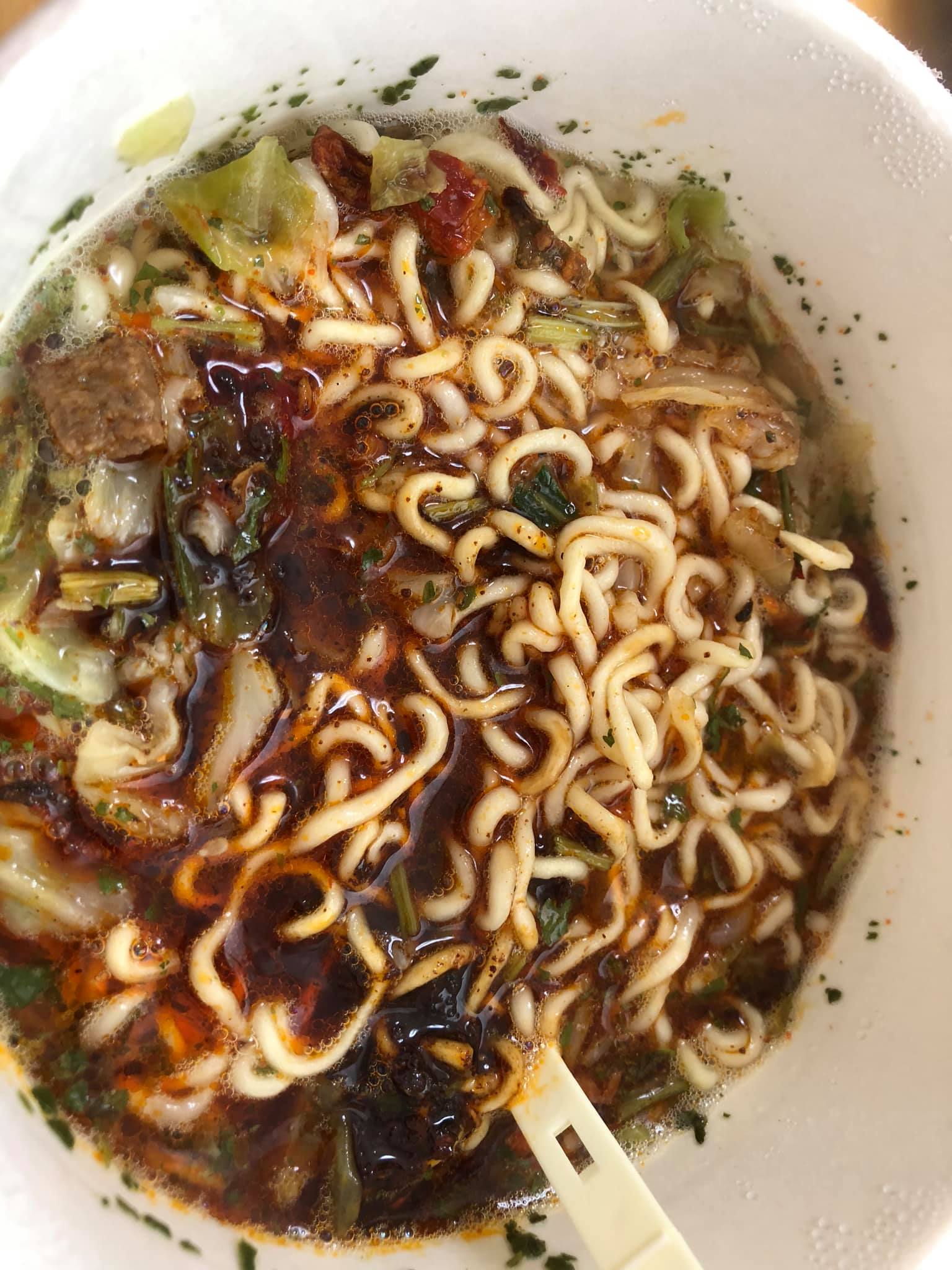 マーシーの美味しい3分中華料理クッキング!商品名は『香辣』!美味しくて辛い!康師傅の香ラー肉麺!